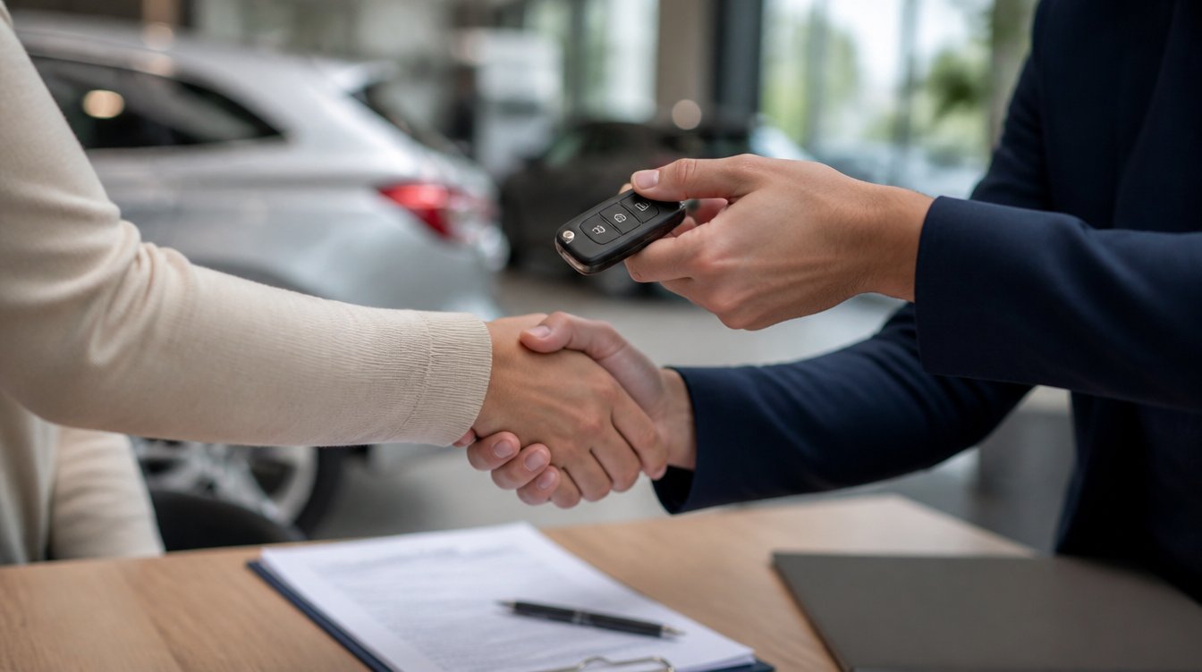 Auto inruilen bij de dealer